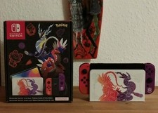 Nintendo Switch OLED Konsole Pokémon Purpur & Karmesin-Edition - Top Zustand 