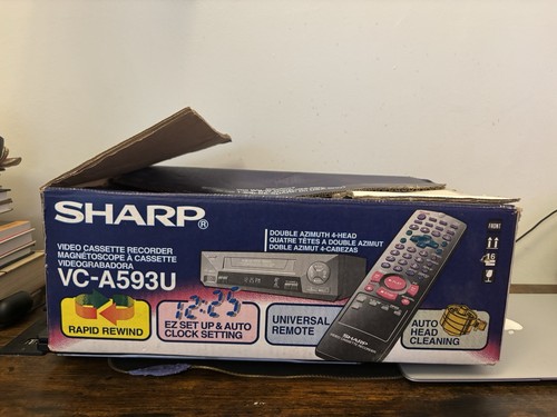 Sharp a353u vhs vcr - sharp, open