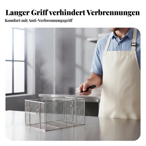 Edelstahl frittierkorb - edelstahl,