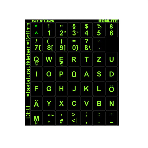 Tastaturaufkleber deutsch - tastaturaufkleber,