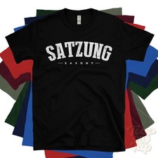 SATZUNG SACHSEN T-SHIRT Johstadt Deutschland Retro Uni Style Heimatstadt Geschenk