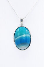 Silberkette mit ovalem