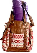Vintage Leder Kilim, Seesack