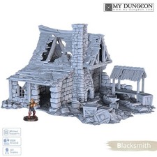 Ruined Blacksmith 28mmTerrain