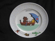 Thomas JANOSCH Teller TIGER +BÄR im BOOT Frühstücksteller D 22cm Kindergeschirr