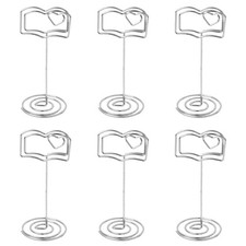  6 Pcs Briefpapier Hochzeit Notizzettel Halter Hochzeitstischdekoration