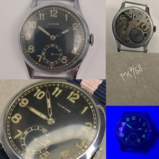 Leonidas schwarzes Zifferblatt