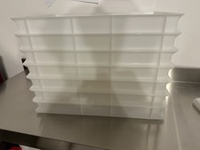 7 X Pizzaballenbox, 60X40X7CM, Kunststoffbehälter für Teig