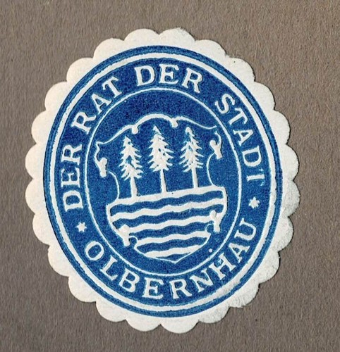 Siegelmarke sachsen der rat - siegelmarke, sachsen: