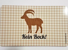 Brettchen Kein Bock Hirsch Frühstück Essbrettchen Gilde Melamin Spruch Geschenk