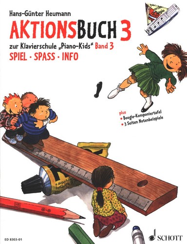 Aktionsbuch piano kids 3 - 3, zu