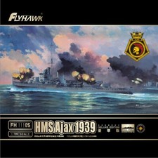 Flyhawk FH1110S 1/700 HMS Cruiser Ajax 1939 [Deluxe Edition] Plastic Model Kit