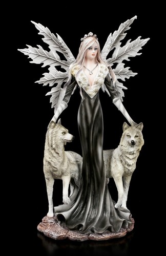 Elfen figur dark fairy mit - -,