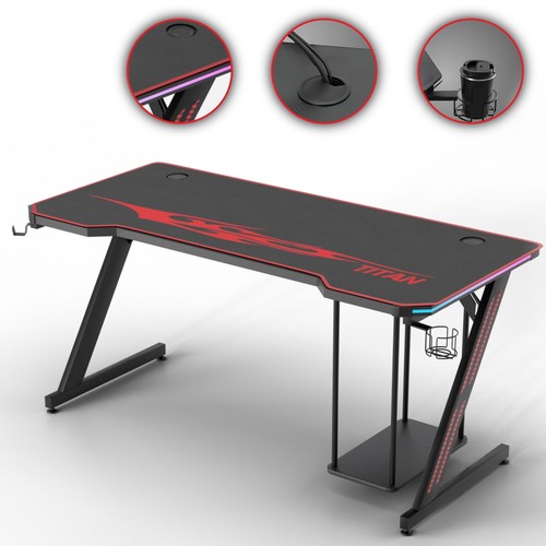 Sit gaming tisch led - tisch,