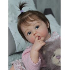 Real Lifelike Bebe Reborn Puppe Baby Girl Toddler Realistic Newborn Kids Gift