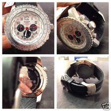 Insignum Aero Chronograph 070100 limited 499 Saphir Glas Herrenuhr Uhr 10 ATM 