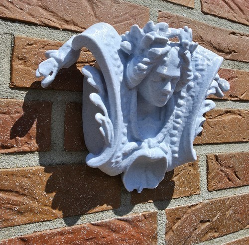 Wappen kopf frau schild - wappen, 18x24