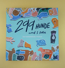299 Hunde und 1 Katze Ein Hundeknäuel-Puzzle Folie eingeschweißt
