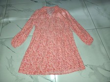  Trapez Kleid  PIECES bunt Muster romantisch gr 42 L