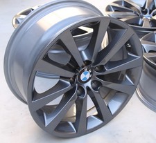 18 Zoll OEM BMW 5er F10 F11 6er F06 F12 F13 Felgen V-Speiche 328 Titan-Glanz