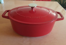 Cyril Lignac Bräter aus Gusseisen, oval, Rot