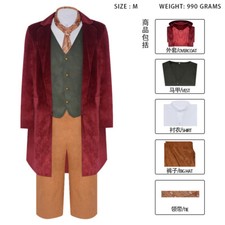 Cosplay The Lord of the Rings The Hobbit Bilbo Baggins Kostüme Halloween Anzüge
