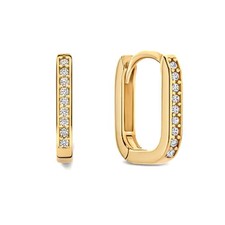 Pavé creolen 585 - 14, karat