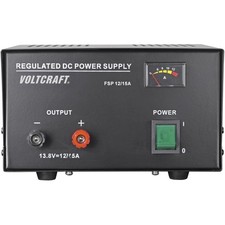 VOLTCRAFT FSP-11312 Labornetzgerät, Festspannung  13.8 V/DC 12 A 165 W   Anza...
