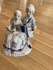 Porzellan / Keramik Figur Dame