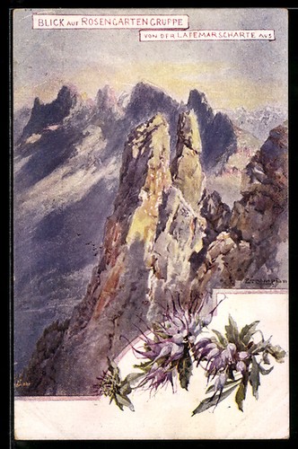 Künstler edward theodore - künstler-ak,