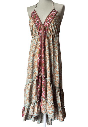 Boho hippie kleid - boho, seide