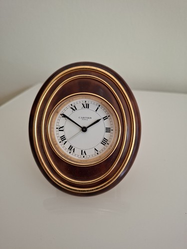 Cartier paris tischuhr oval - cartier,