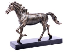 Skulptur Pferd Farbe Bronze