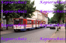 24x36 Negativ! Strausberger Eisenbahn Tatra KT8D5 23 Lustgarten, 3.7.98 (0