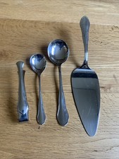 WMF Royal Chippendale Cromargan Besteck 1 Tortenheber 1 Zuckerlöffel 1 Zuckerz 