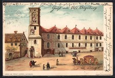 Lithographie Alt Augsburg