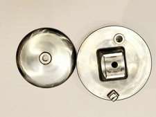 Simson Nabendeckel + Ankerplatte vorn teilpoliert S51 SR50 S50 S70 SR80 