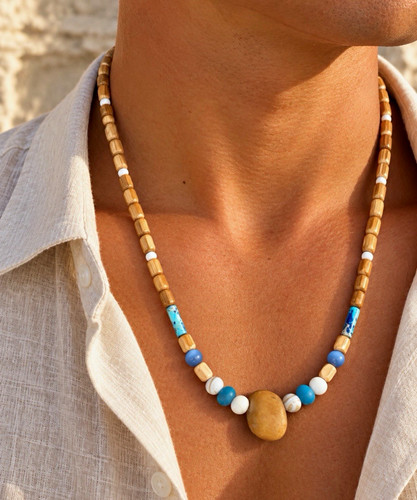 Vintage boho unisex kette - boho,