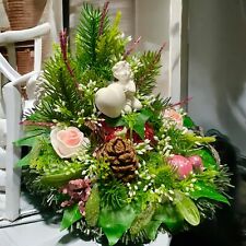 Grabgesteck Grabstrauß Allerheiligen Grabschmuck Urne Weihnachtsgesteck