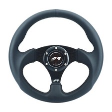 Motorsport Lenkrad Simoni Racing Rolle 300mm schwarzem Öko-Leder