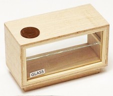 Puppenhaus Glasfront Naturholz