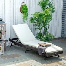 Patio Adjustable Rattan Wicker