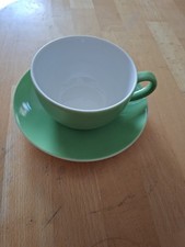 Dibbern Solid Color 1 Kaffeetasse Tasse + Untertasse Grün 0,25l, neuwertig