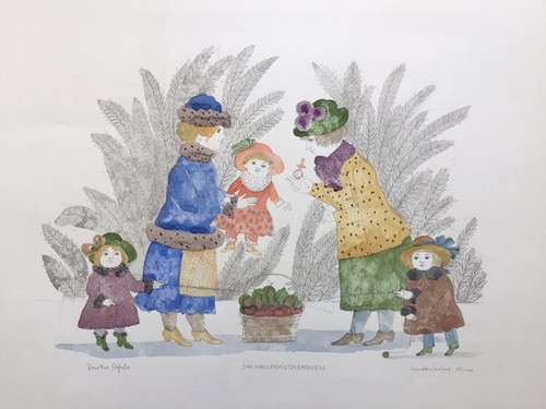 Dorothea stefula lithografie - dorothea,