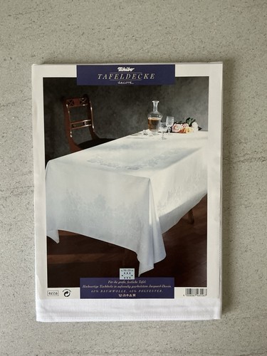 Tafeldecke weiß 130 x 220 - ,