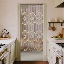 Tür Holzperlenvorhang 31