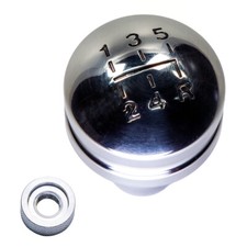 Schaltknauf 5 Gang Alu poliert