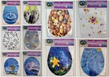 WC-Deckel Aufkleber Toilettendeckel Tattoo selbstklebend Toilette Sitz div Motiv