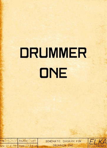 Elka drummer one schematic - drummer,