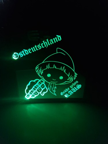 Led spiegel sandmann - spiegel,